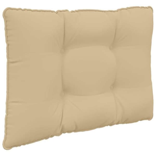 vidaXL Utomhussoffkudde 2 st Beige Polyester, Modern skumkudde för utomhus 900781