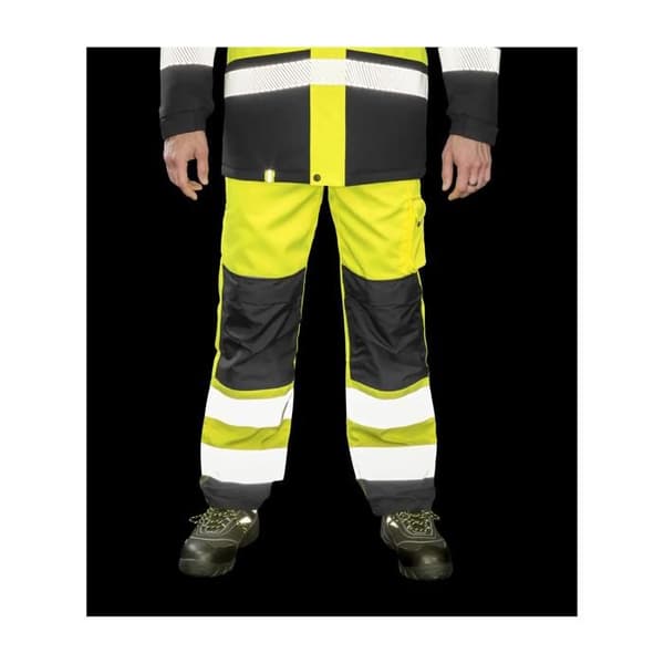 Byxor Result Safety - fluorescerande gul