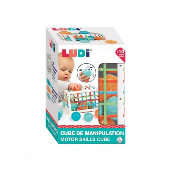 Lärande leksak Ludi Cube för manipulation