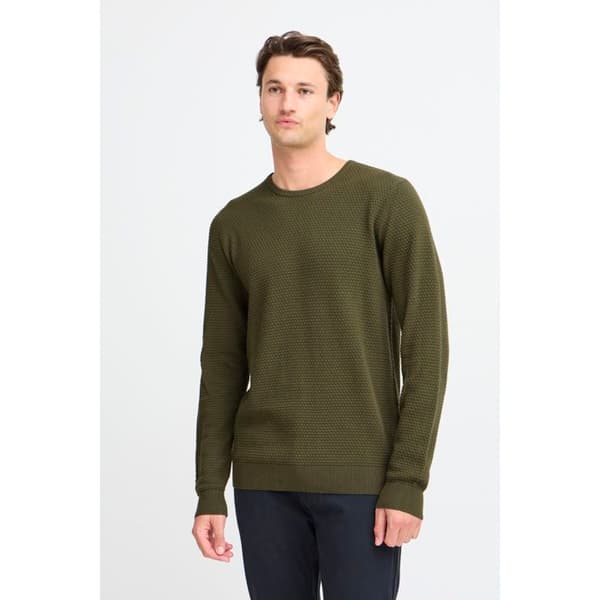 Pull col rond Blend Redhill - Grön - S