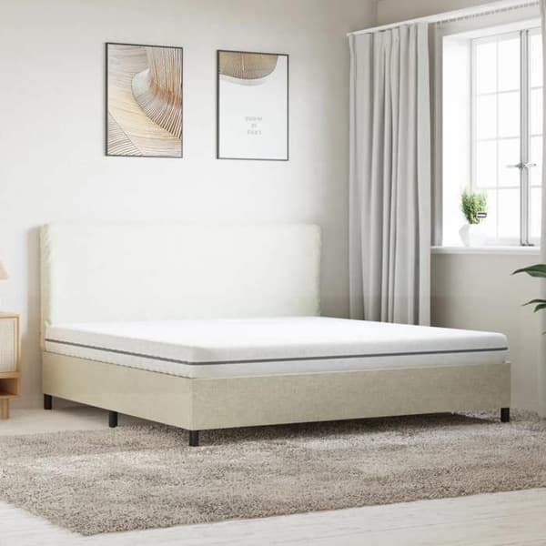 vidaXL Medium Soft Foam Madrass 200x200 cm 373055
