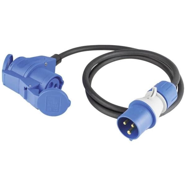 Adapter - SCHWABE - CEE 3 polig - Vit - Utomhus - El
