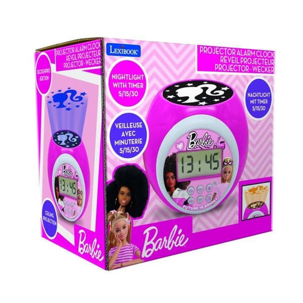 Barbie projektor väckarklocka
