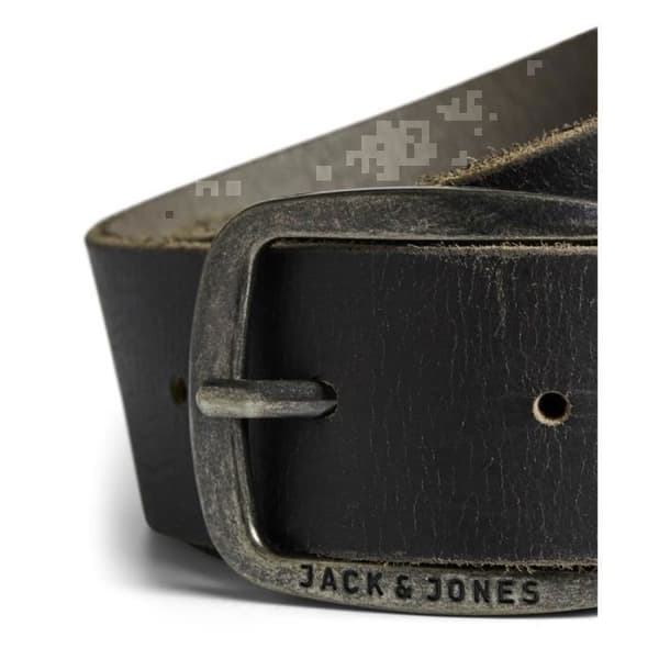 Bälte - JACK & JONES - Buffelskinn - Marron - 4 cm bredd