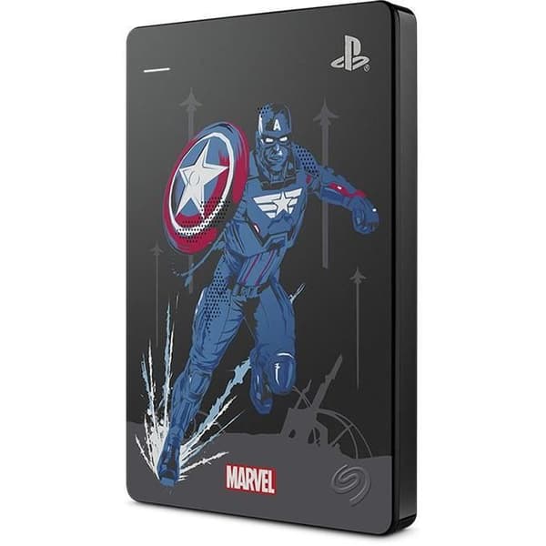SEAGATE - PS4 extern spelhårddisk - Marvel Captain America - 2TB - USB 3.0 (STGD2000206)