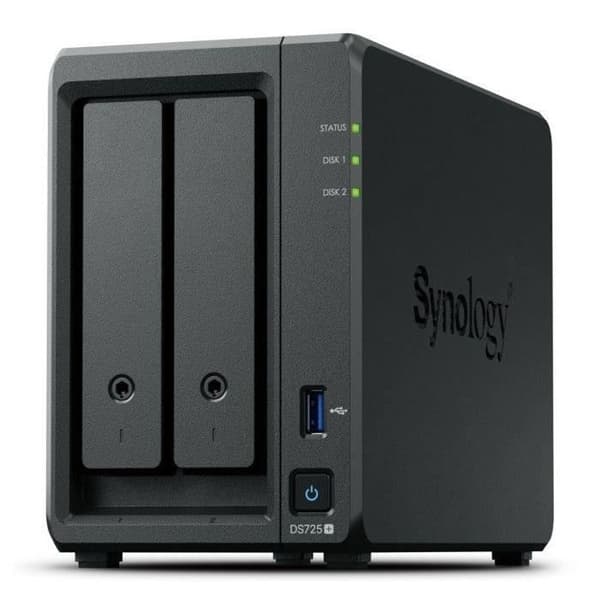 NAS-server - SYNOLOGY - DS225+ - 2 fackor - 2 GB RAM