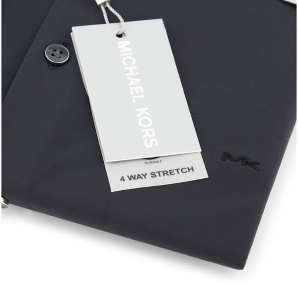 Michael Kors Stretch - svart slim fit skjorta