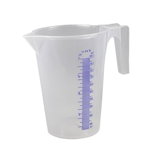 XLTECH Kanna med mätstreck - Transparent - 1L