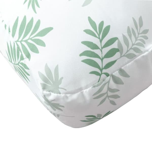 vidaXL Pallkuddar 2 st Bladmönster Tyg 360685
