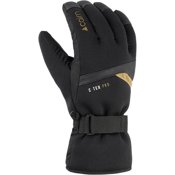 Cairn Lugano M C-Tex Pro skidhandskar - svart kaffe