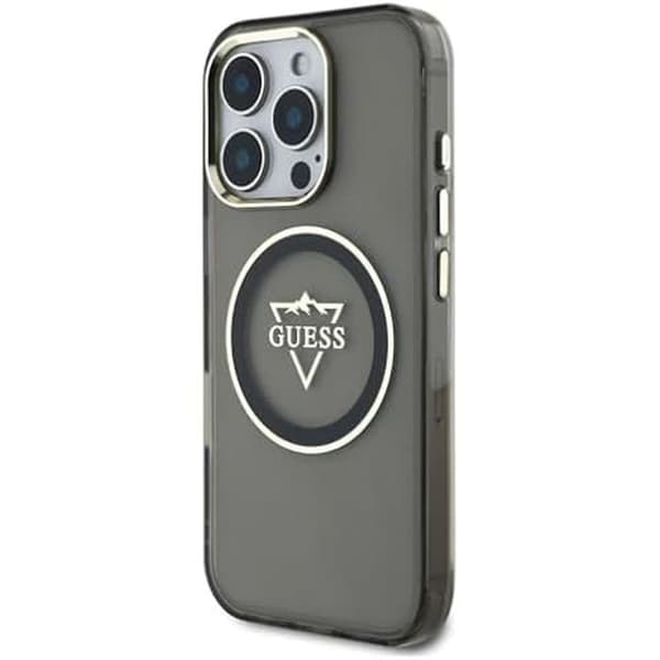 Coque - CG MOBILE - iPhone 16 Pro Max - Mönster Triangel - IML Metall Berg Logotyp - Styv