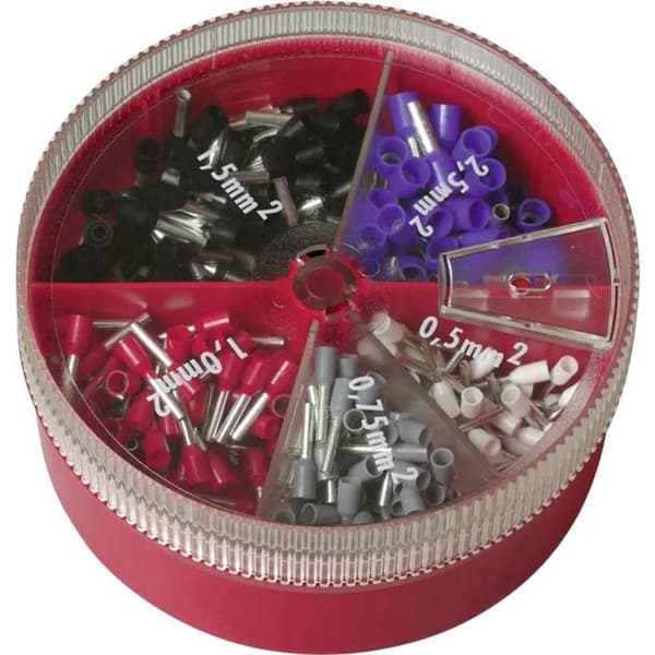 Cimco 187604 Assortiment av delvis isolerade enkla spetsar 1 set