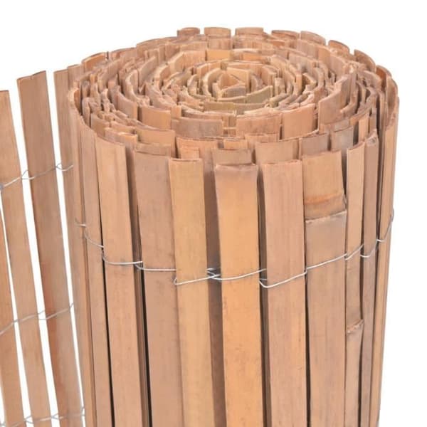 Bambustaket - vidaXL - 100x600 cm - Brun - Brun