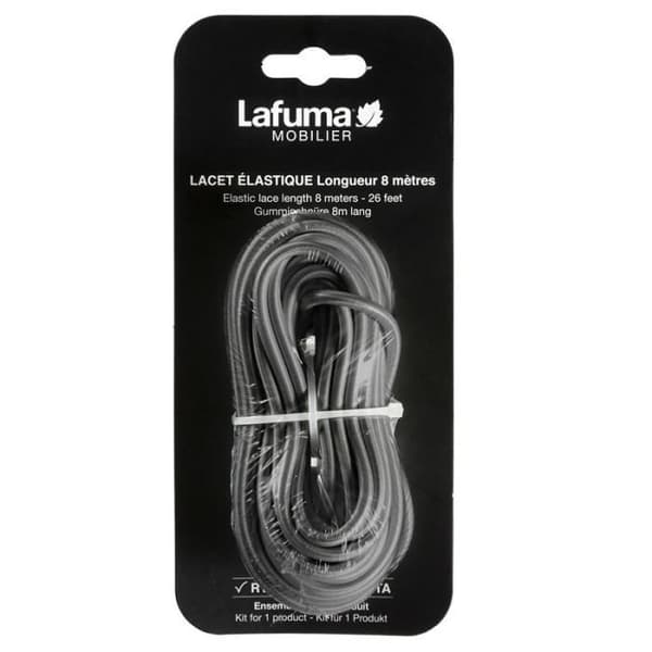 Elastiskt snöre - LAFUMA - 8 m - Grå Storm - Universell - Hållbar