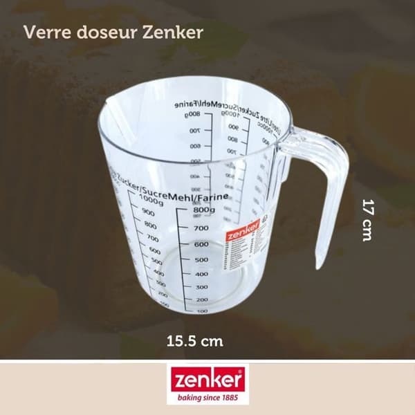 Måttglas 1 liter Zenker Smart Pastry