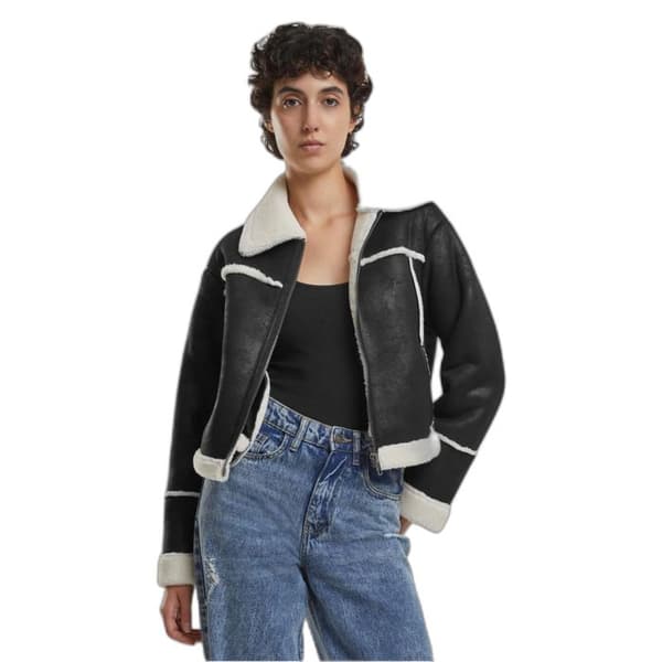 Kvinnors fårskinnsjacka Urban Classics