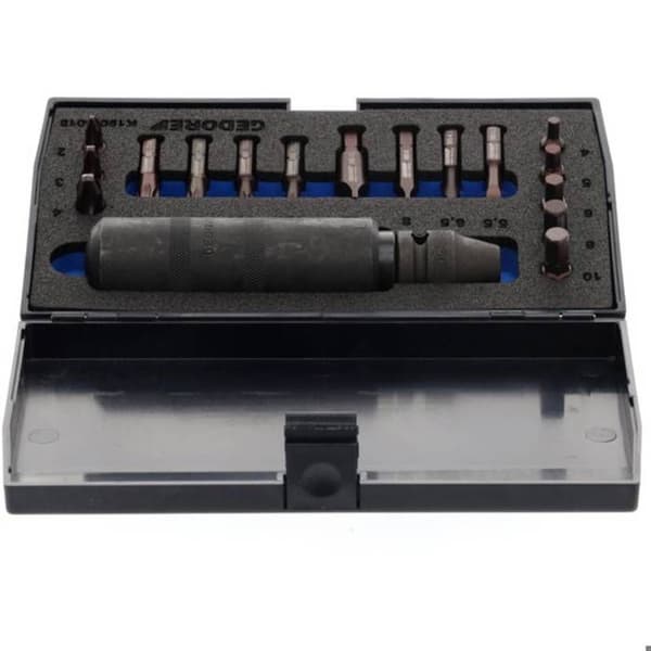 Slagskruvmejselset - GEDORE - 6654600 - 1/2" - Pack - Blå