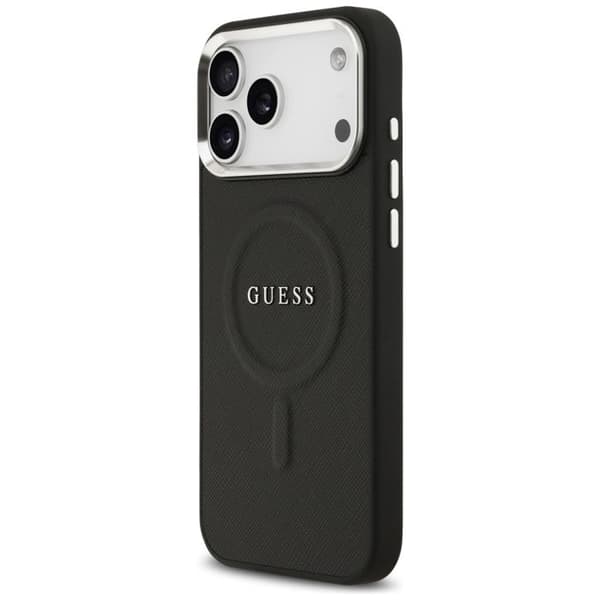 Guess hårdskal Classic Logo MagSafe för iPhone 17 Pro Max - Svart