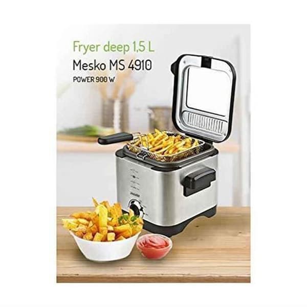 Friteuse - ADLER - MS 4910 - 1,5 L - 900 W - Silver
