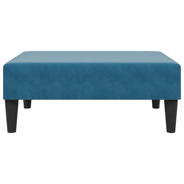 Repose pied blå 77x55x31 cm sammet