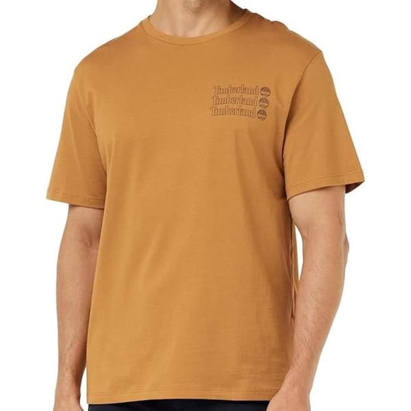 T-shirt Gul Herr Timberland TB0A65KKP471
