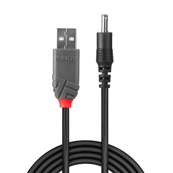 USB-adapterkabel - LINDY - 1,5m - DC 1,35mm - Strömförsörjning