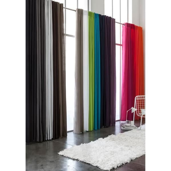 IDAG Gardin med Ögla - 140 x 260 cm - Grå IDAG