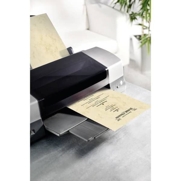 Sigel DP181 DP181 papper med marmorprint DIN A4 90 g/m² beige 25 ark