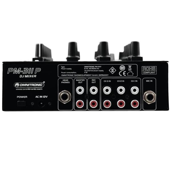 Omnitronic PM-311P 3-kanals DJ-mixer