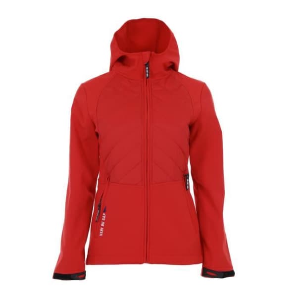 Blouson softshell dam Vent du Cap Apver APVER/HE - röd - S