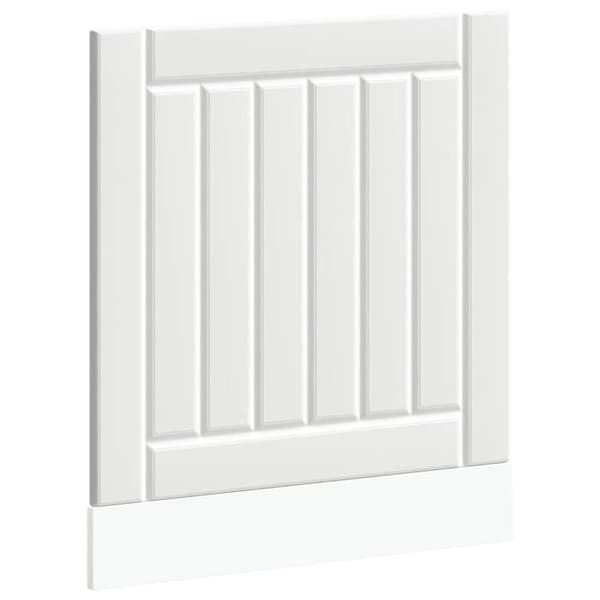 vidaXL Diskmaskinpanel Lucca vit ingenjörsträ 853897