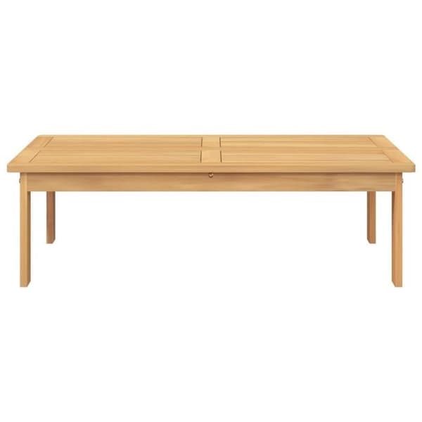 vidaXL Trädgårdsbord 100x60x30 cm solid akaciaträ 365851