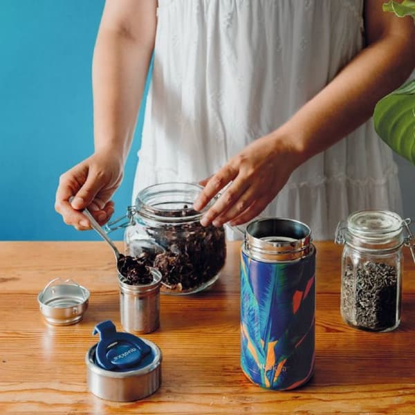Kaffe mug - QUOKKA - Boost - Rostfritt stål - 400 ml - Grön