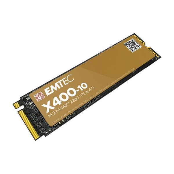 SSD - EMTEC - X400-10 - 4 To - PCIe 4.0 - M.2 - 550 Mo/s