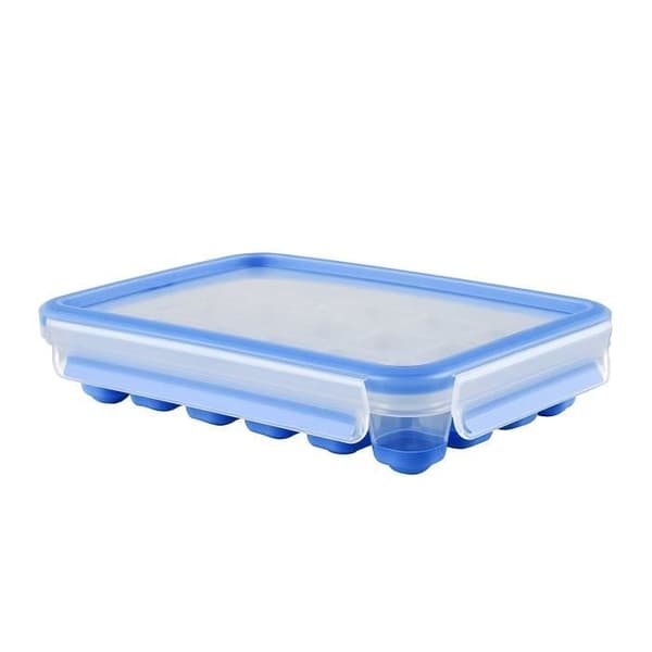 Isbitsbricka - EMSA - Clip & Close - 24 kuber - Blå - BPA-fri