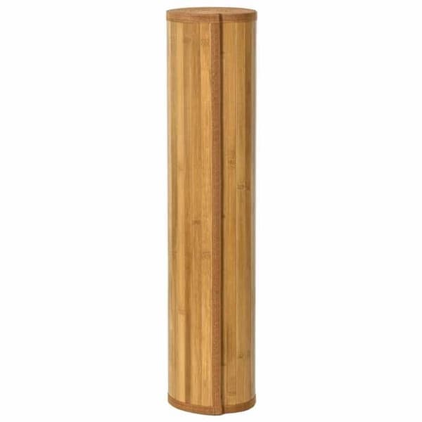 vidaXL Rektangulär matta naturlig 80x100 cm bambu 376901