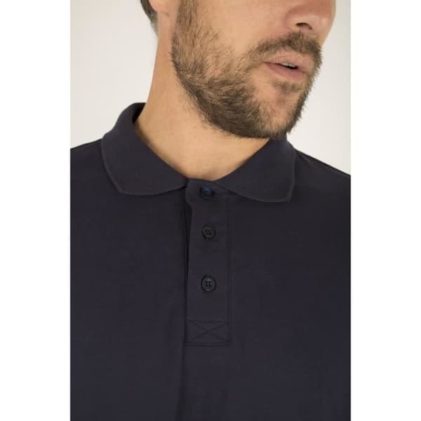 ArmorLux Polo Hanvec långärmad herr blå - 95% bomull 5% elastan, rak passform
