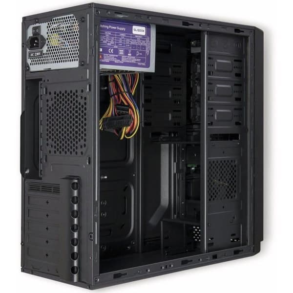 PC-tornhus - INTER-TECH - IT-5916 - Svart - 500 W - 4 fläktar