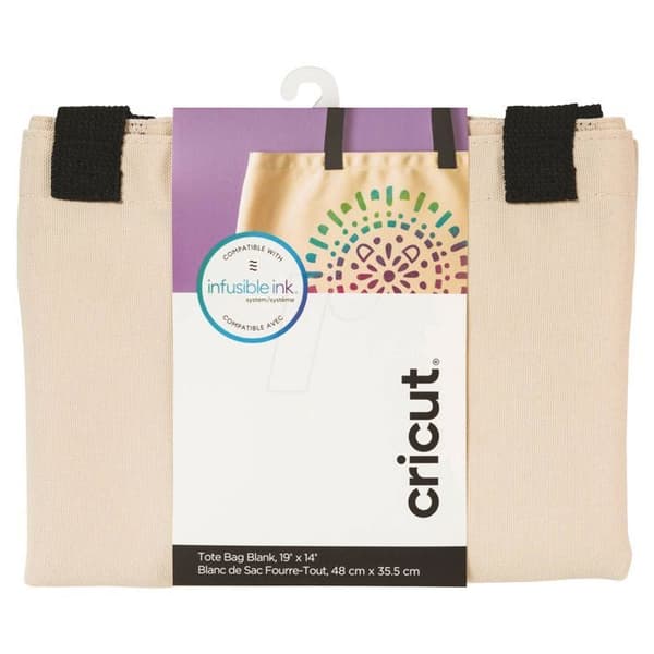 2 tote-bags Cricut att anpassa