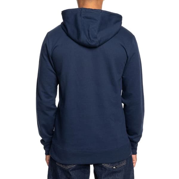 Quiksilver herr ziptröja svart Basic Full-Zip - bomull, långa ärmar