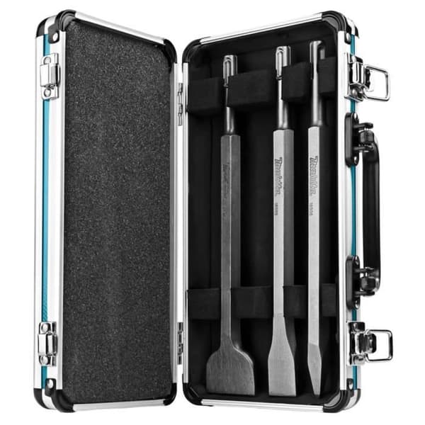 Makita 3-delad mejselsats, silver