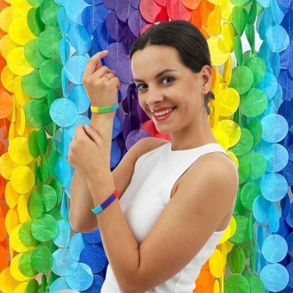 Set med 2 armband - PTIT CLOWN - Pride - Regnbåge - One size - Unisex