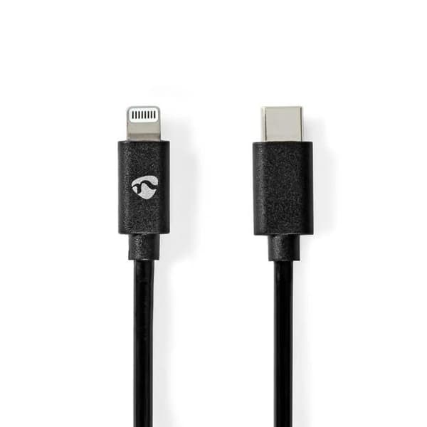 Nedis Lightning Kabel | CCGP39650BK20 | Svart