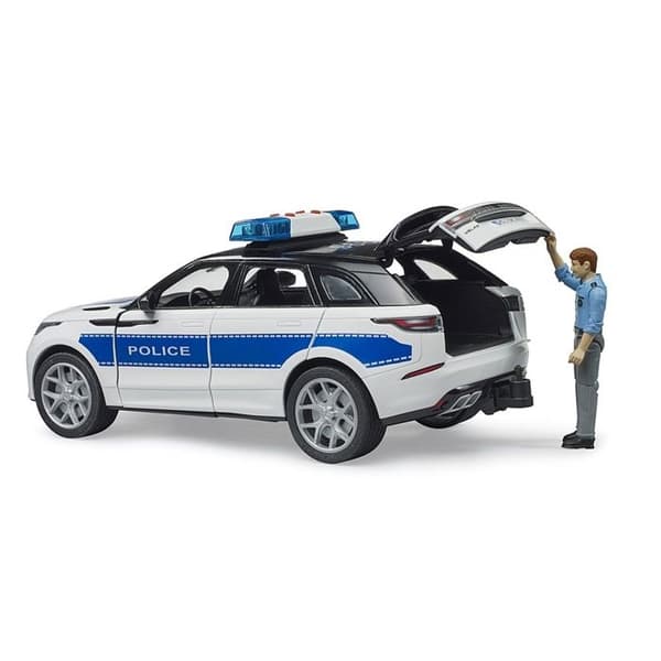 Range Rover Velar polisfordon med officer