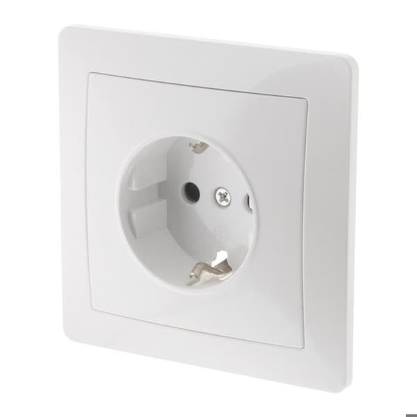 Inbyggd Schuko - Vit - Orys - Zenitech