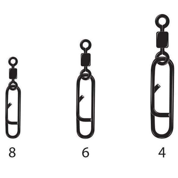 Set med 9 clips + vridbar VMC 3522bn Switch - svart - 14 kg