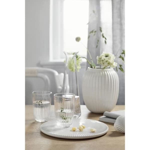 Vas - Hammershøi - 20 cm - Vit - Keramik - Tidlös design