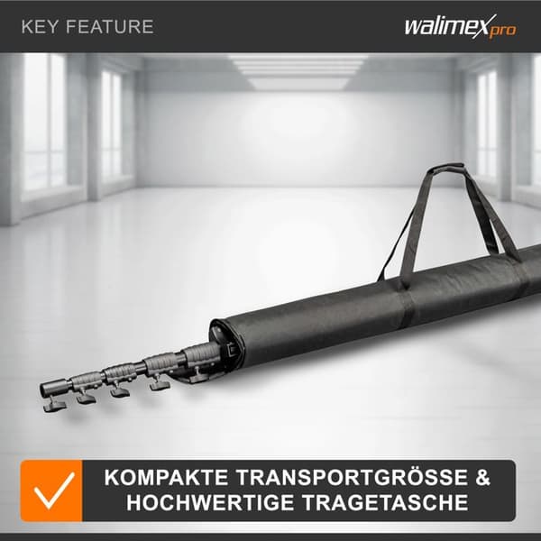 WALIMEX JUMBO STATIV FÖR LAMPA 600 CM