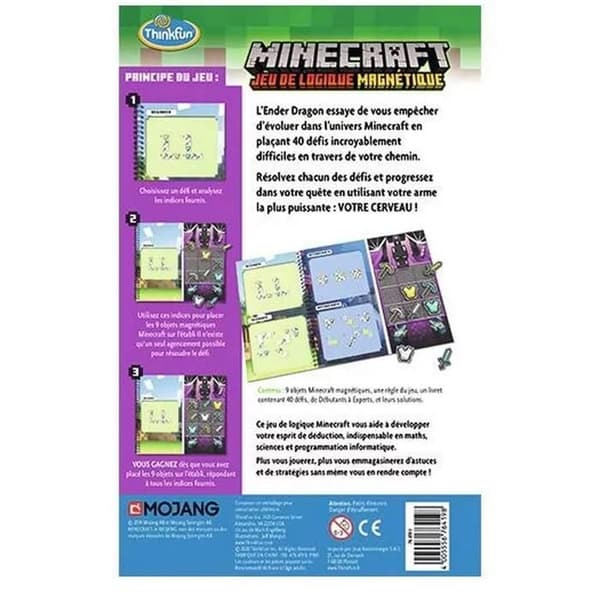 Ravensburger Minecraft Magnetiskt Logikspel