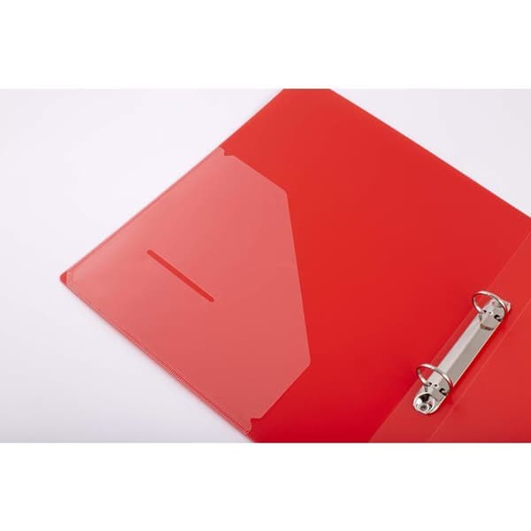 Mapp - D.RECT - D.rect - A4 - 2 ringar - Genomskinlig polypropen